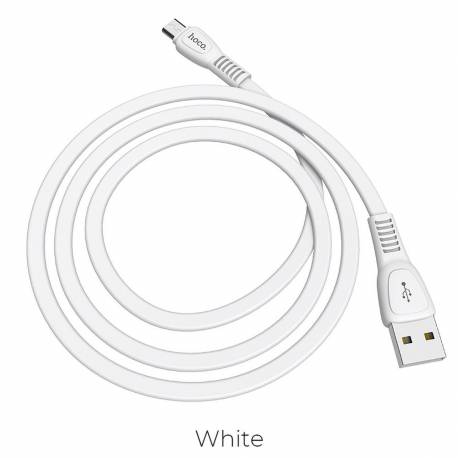 HOCO kabel USB do Micro Noah X40 1 metr biały