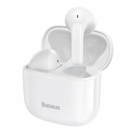 BASEUS słuchawki bezprzewodowe / bluetooth TWS Encok True Bowie E3 białe NGTW080002