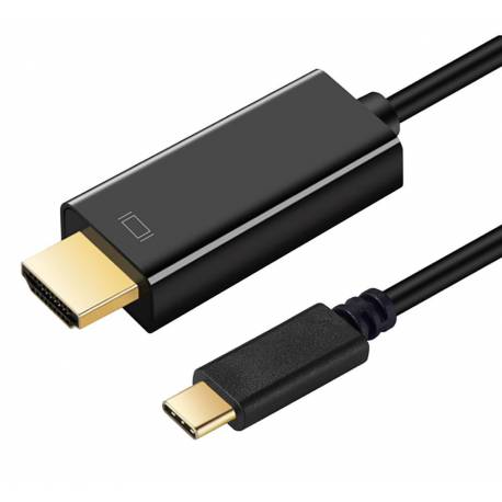 Kabel Typ C męski do HDMI męski 4K 30Hz (PL) ART oemC3-2 1.8m