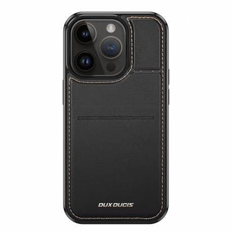 3 w 1 etui iPhone 13 Pro Max z MagSafe portfel blokada RFID podstawka Dux Ducis Rafi Mag - czarne
