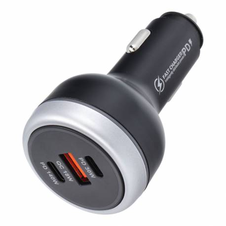 Ładowarka Samochodowa Usb Qc 3.0 + 2X Typ C Pd Cc69-2C1A (Total 191W)