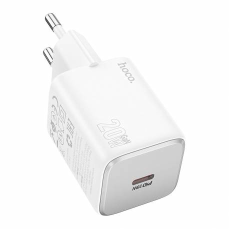 Hoco Ładowarka Sieciowa Typ C Qc Pd 20W N40 Biała