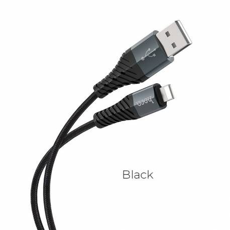 Hoco Kabel Usb Do Iphone Lightning 8-Pin Cool X38 1 Metr Czarny