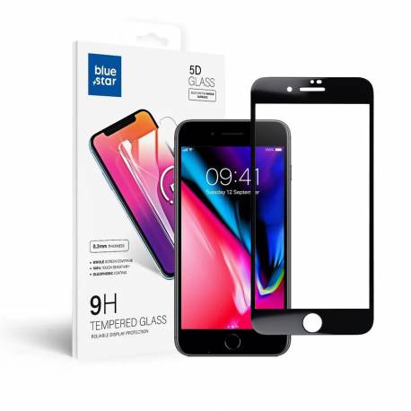 Szkło hartowane Blue Star 5D - do iPhone 7/8 5,5" (full glue) czarny