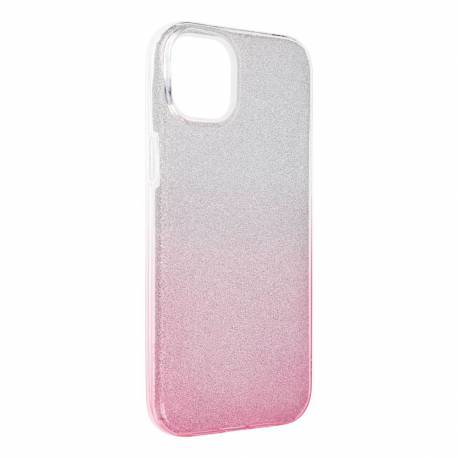 Futerał Shining Do Iphone 15 Plus Transparent/róż