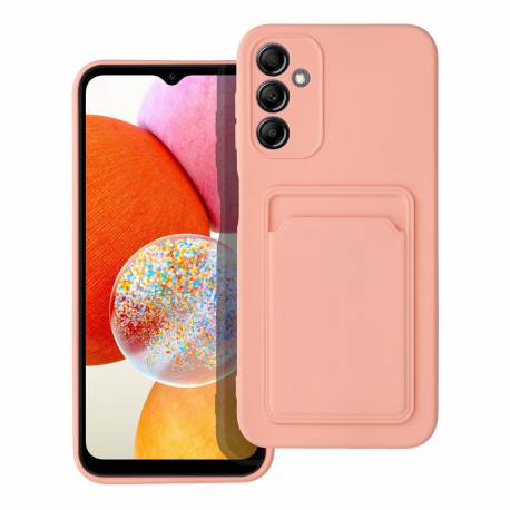 Futerał Card Case Do Samsung A14 5G / A14 4G Różowy