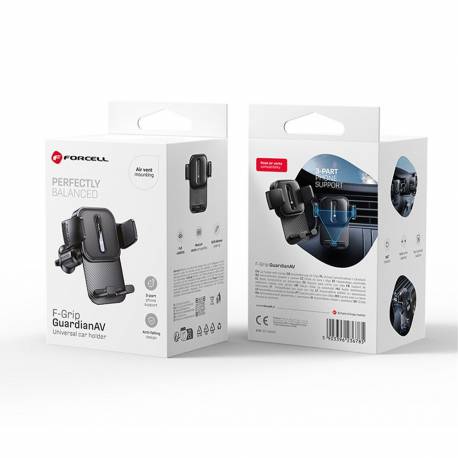 Forcell F-Grip Guardianav Uchwyt Samochodowy Do Kratki Wlotu Czarny