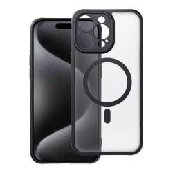Futerał Full Matte Mag Cover Kompatybilny Z Magsafe Do Iphone 15 Pro Max Czarny
