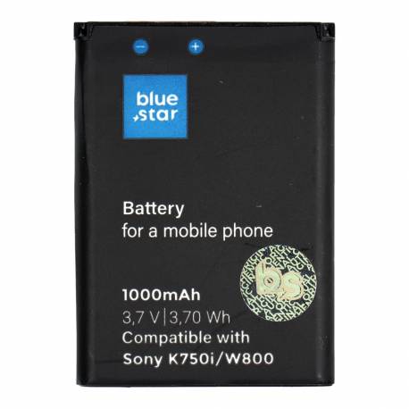 Bateria Do Sony Ericsson K750I/w800/w550I/z300 1000 Mah Li-Ion Blue Star Premium