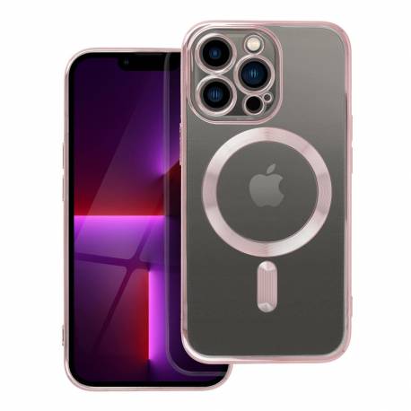 Futerał Electro Mag Cover Kompatybilny Z Magsafe Do Iphone 13 Pro Złoty Róż