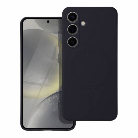 Futerał Silicone Mag Cover Kompatybilny Z Magsafe Do Samsung S24 Czarny