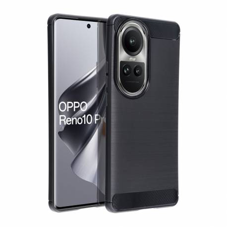 Futerał Carbon Do Oppo Reno 10 Pro 5G Czarny