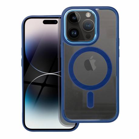 Futerał Color Edge Mag Cover Kompatybilny Z Magsafe Do Iphone 14 Pro Niebieski