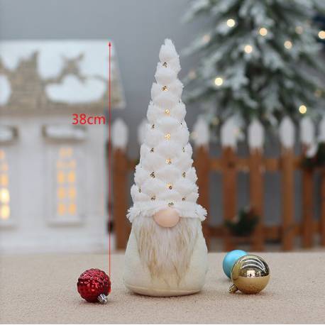 Krasnal Świąteczny Boże Narodzenie 38 Cm Z Pluszu Ksn116