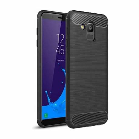 Futerał Carbon Do Samsung Galaxy J6 2018 Czarny