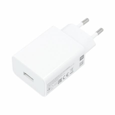 Oryginalna Ładowarka Sieciowa Xiaomi MDY-10-EF (głowica) Super Fast Charger 3A biała bulk