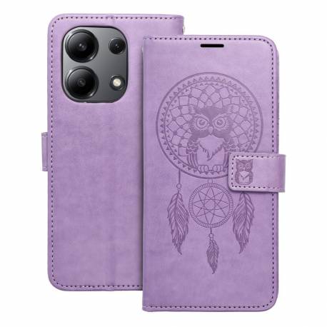 Kabura Mezzo Book Do Xiaomi Redmi Note 13 4G Łapacz Snów Fioletowy