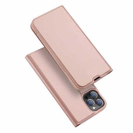 Dux Ducis Skin Pro - Futerał Z Klapką Do Apple Iphone 13 Pro Max Różowy
