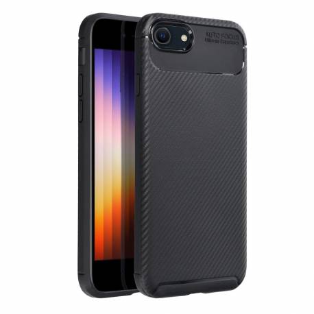 Futerał Carbon Premium Do Iphone 7 / 8 / Se 2020 / Se 2022 Czarny