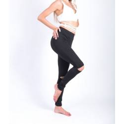 Sportowe Legginsy Fitness Trening Czarne S Leg19S
