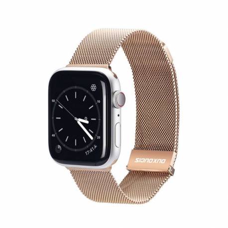Dux Ducis Milanese - Pasek Magnetyczny Ze Stali Nierdzewnej Do Apple Watch 42/44/45Mm Złoty