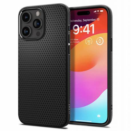 Futerał Spigen Liquid Air Do Iphone 15 Pro Matte Black