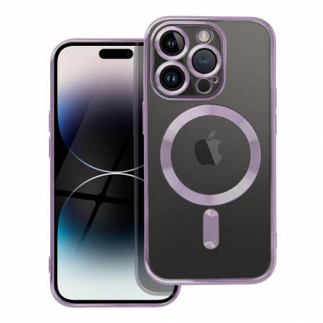 Futerał Electro Mag Cover Kompatybilny Z Magsafe Do Iphone 14 Pro Fioletowy