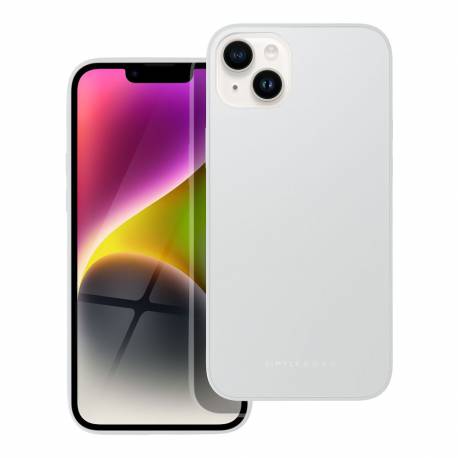 Futerał Roar Matte Glass Case - Do Iphone 14 Plus Stalowy