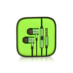 Zestaw Słuchawkowy / Słuchawki Stereo Box Mi Metal Limonka (Jack 3,5Mm)