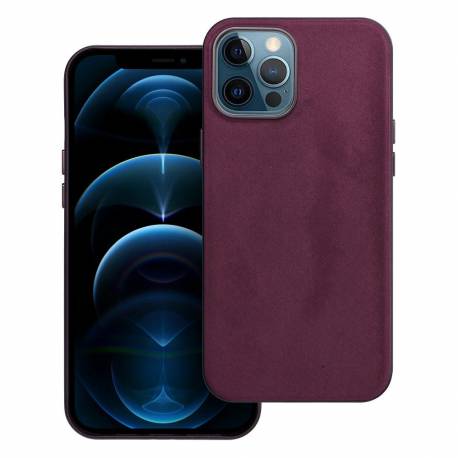Woven Mag Cover Kompatybilne Z Magsafe Do Iphone 12 Pro Max Burgundowy