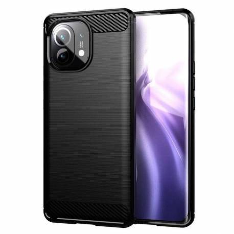 Futerał Carbon Do Xiaomi Mi 11 Czarny