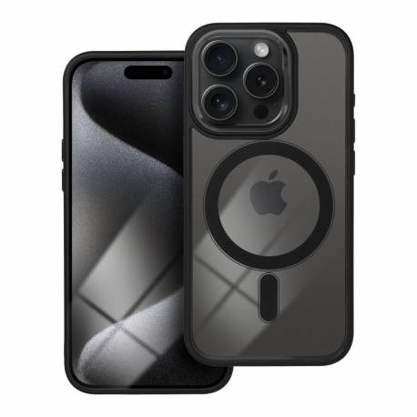 Futerał Color Edge Mag Cover Kompatybilny Z Magsafe Do Iphone 15 Pro Czarny