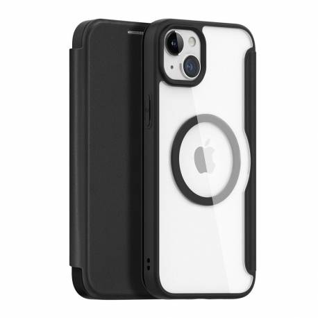 Dux Ducis Skin X Pro - Futerał Z Klapką Kompatybilny Z Magsafe Do Apple Iphone 15 Plus Czarny