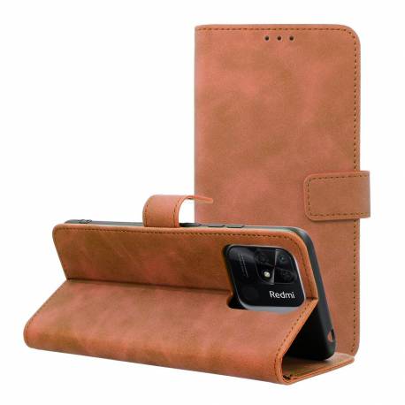 Kabura Tender Book Do Xiaomi Redmi 10C Brązowy