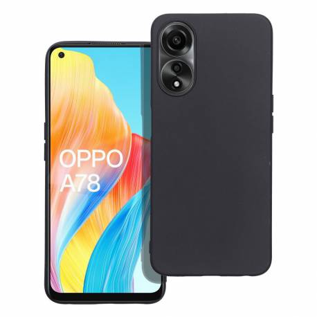 Futerał Matt Do Oppo A78 5G Czarny