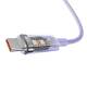 BASEUS kabel USB do Typ C Power Delivery Explorer 100W 1m fioletowy CATS010405