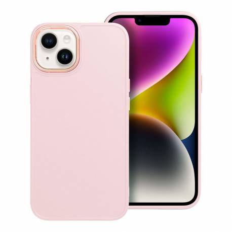 Futerał Frame Do Iphone 14 Pudrowy Róż