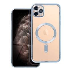 Futerał Electro Mag Cover Kompatybilny Z Magsafe Do Iphone 11 Pro Max Niebieski