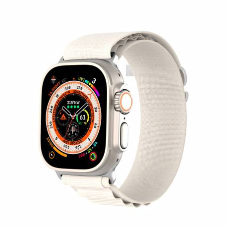 Dux Ducis Gs - Pasek Nylonowy Do Apple Watch 38/40/41Mm Platynowy