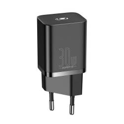 Baseus Ładowarka Sieciowa Typ C Super Si Quick Charger Ic Pd 30W Czarny Ccsup-J01/cccjg30Ce
