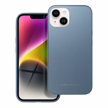 Futerał Roar Matte Glass Case - Do Iphone 14 Niebieski