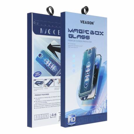 Szkło Hartowane 6D Pro Veason Easy-Install Glass - Do Iphone 15 Czarny