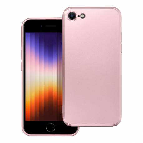 Futerał Metallic Do Iphone 7 / 8 / Se 2020 / Se 2022 Różowy