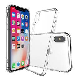 Futerał Back Case Ultra Slim 0,3mm do IPHONE XS ( 5,8" ) transparent