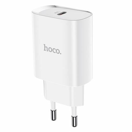 HOCO ładowarka sieciowa Typ C PD20W Fast Charge Smart Charging N14 biała