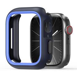 Dux Ducis Bamo - Futerał Ochronny Hard Pc Do Apple Watch Series 7/8/9 45Mm Czarno Niebieski