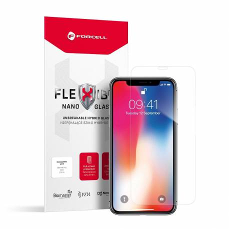 Szkło hybrydowe Forcell Flexible Nano Glass do iPhone X/Xs/11 Pro 5,8"