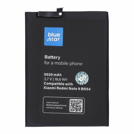 Bateria Do Xiaomi Redmi Note 9 (Bn54) 5020 Mah Li-Ion Blue Star