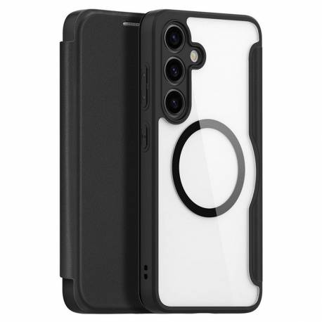 Dux Ducis Skin X Pro - Futerał Z Klapką Kompatybilny Z Magsafe Do Samsung S24 Plus Czarny