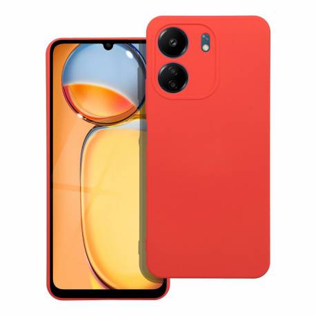 Futerał Silicone Do Xiaomi Redmi 13C Brzoskwiniowy